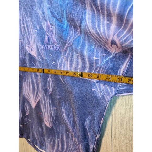 Spirit Jersey Adult Small Disney Avatar Jelly Fish All Over Print Oversize Faded - Picture 6 of 8